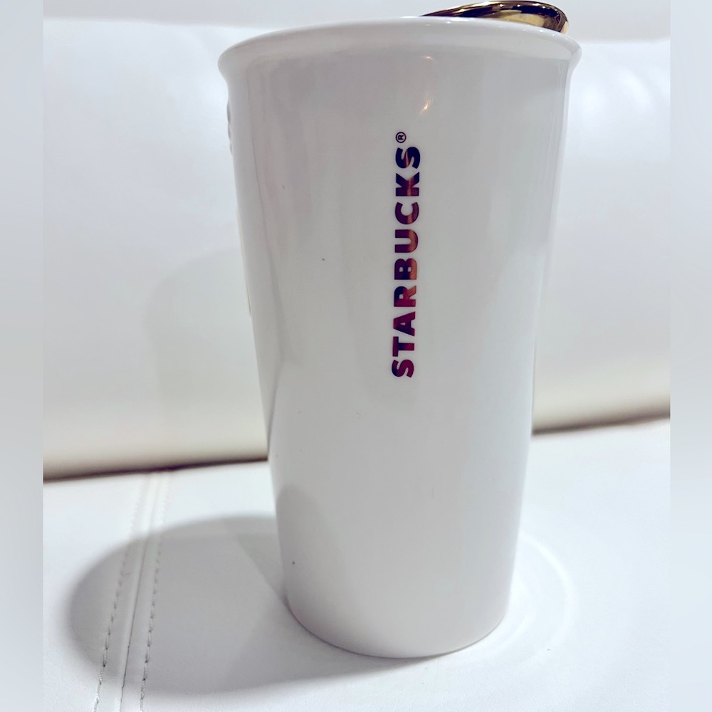 Starbucks elegant zipper travel mug